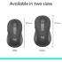 Logitech Signature M650 L Wireless Mouse, Wireless + BT Connection Silent Touch
